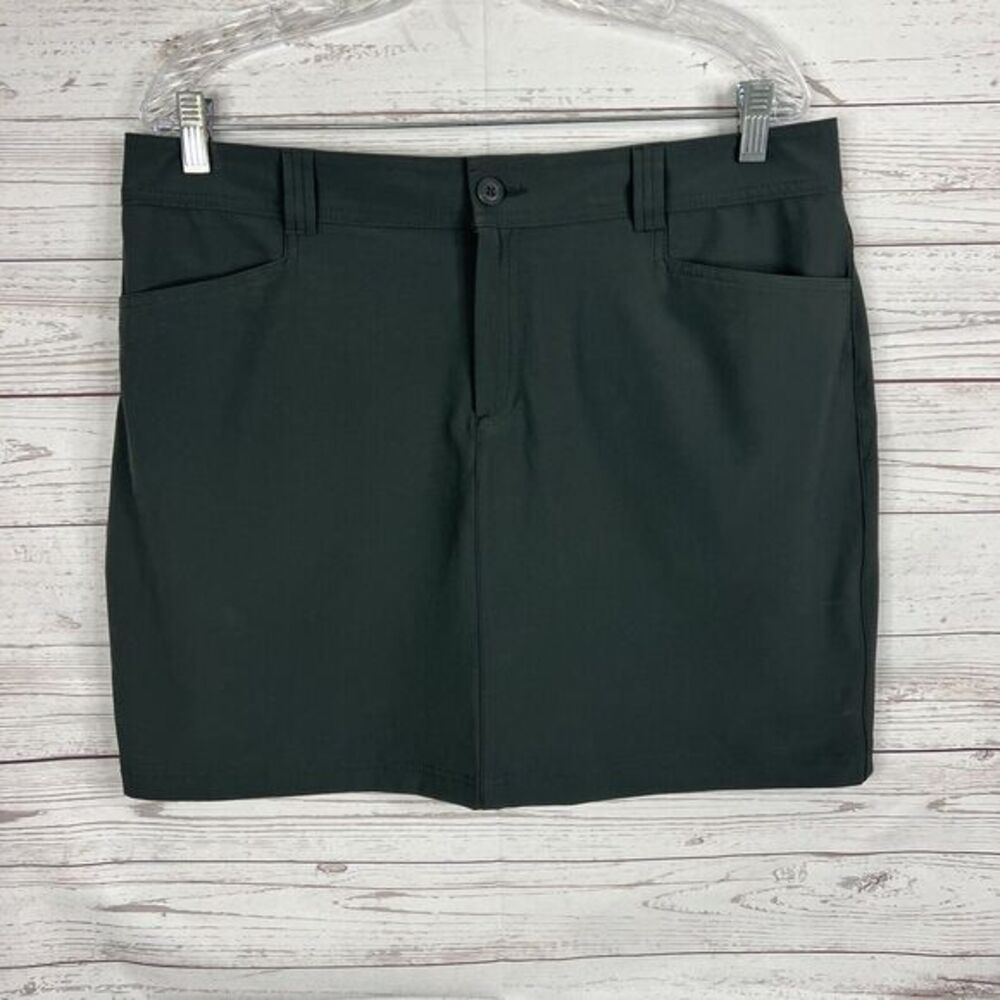 Eddie Bauer Women's Skort Size 12 Gray Outdoor Golf Pockets